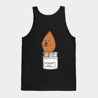 Almond Milk Funny Vegan Vegetarian Humor Tank Top